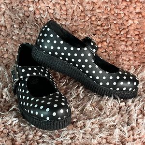 T.U.K. Polka Dot Mary Janes